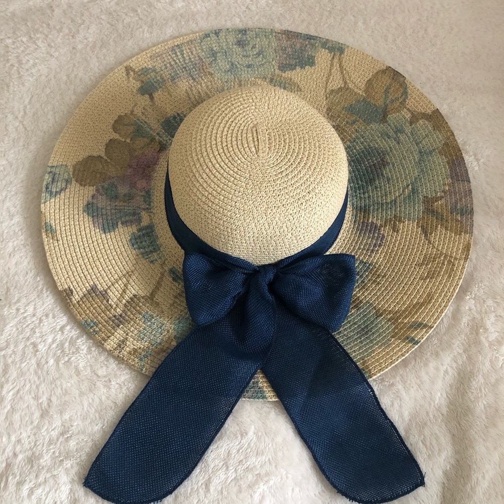 Cute Floral Straw Hat